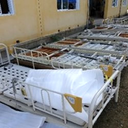 Education and training project [International Contribution] Donation of beds