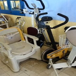 Education and training project [International Contribution] Donation of nursing care equipment